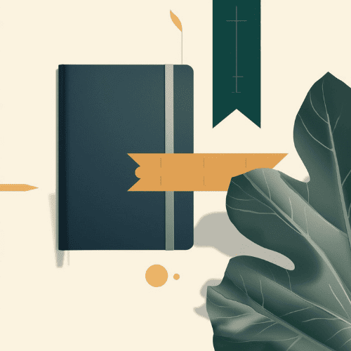 diseño libreta verde