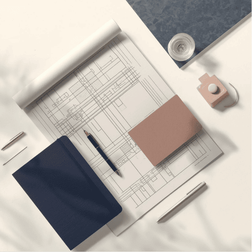 Bloques de bocetos y libretas